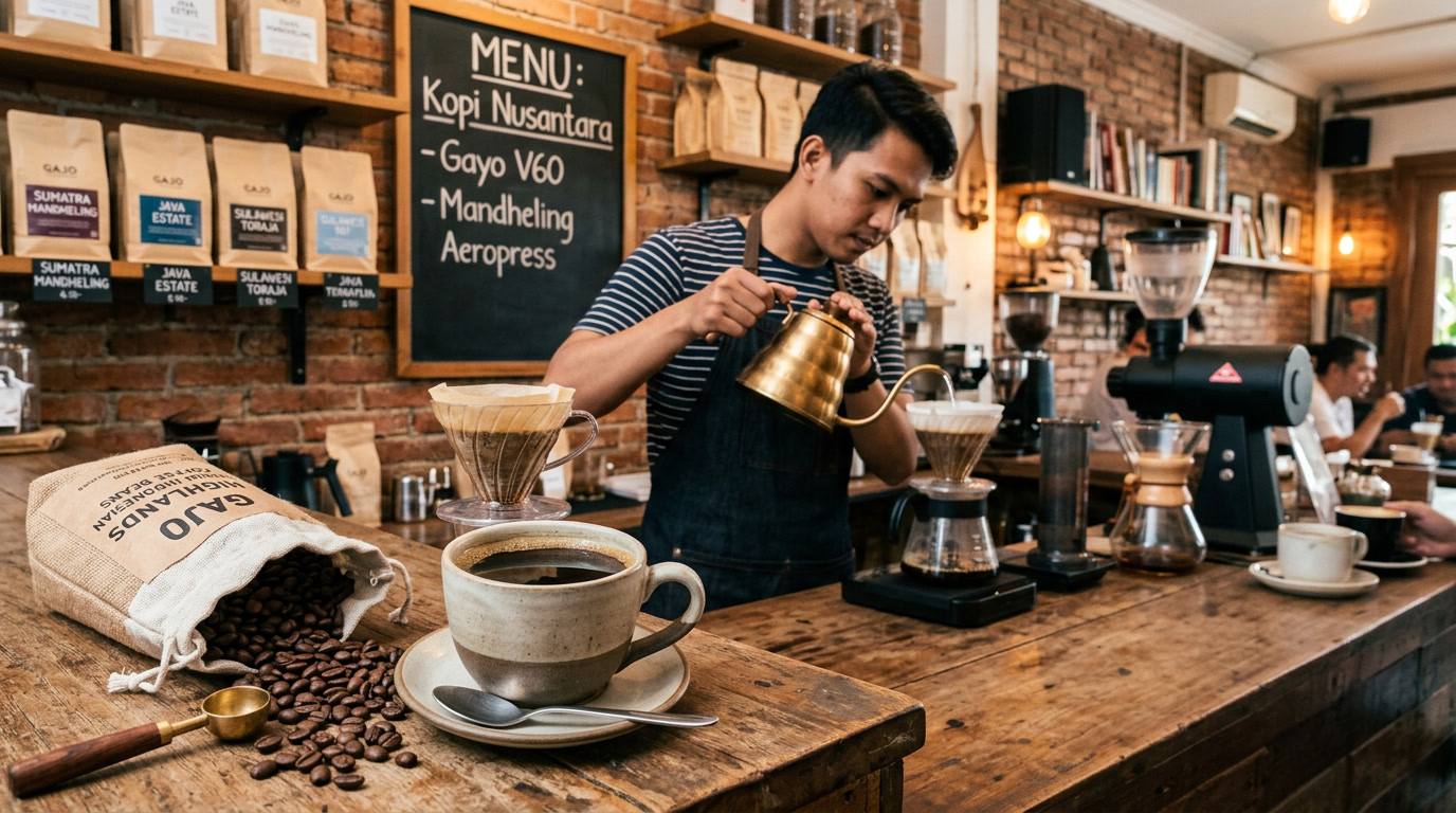 coffeepidia, jenis biji kopi, cara meracik kopi, rekomendasi cafe