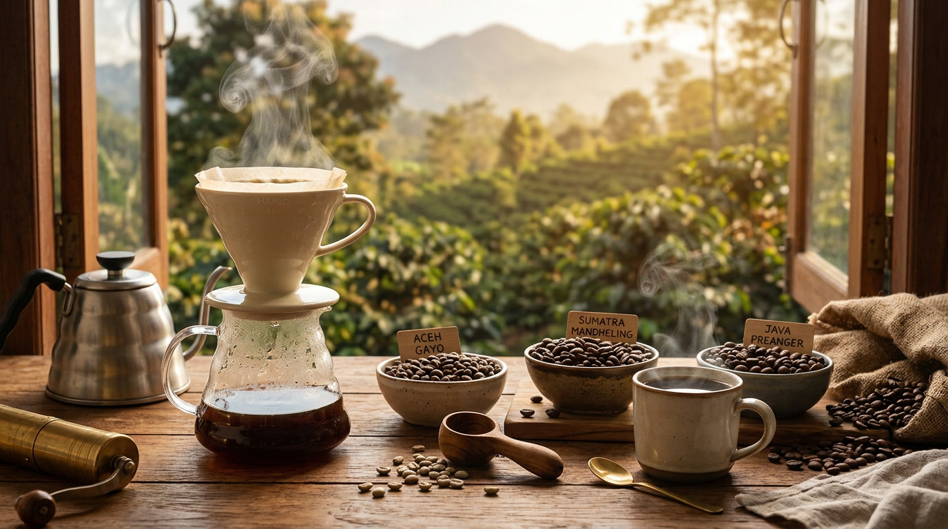 Coffeepidia Indonesia: Mengenal Biji, Rasa dan Seni Menyeduh Kopi