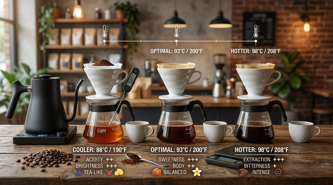Mengapa Suhu Air Menentukan Tingkat Keasaman dan Kepahitan Kopi